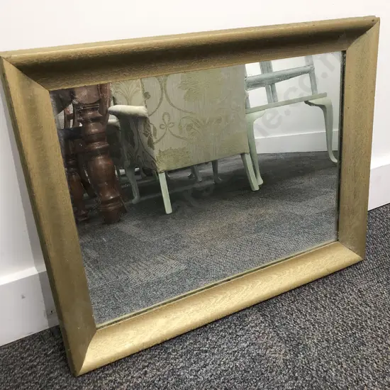 Gilt Painted Oak Framed Wall Mirror
