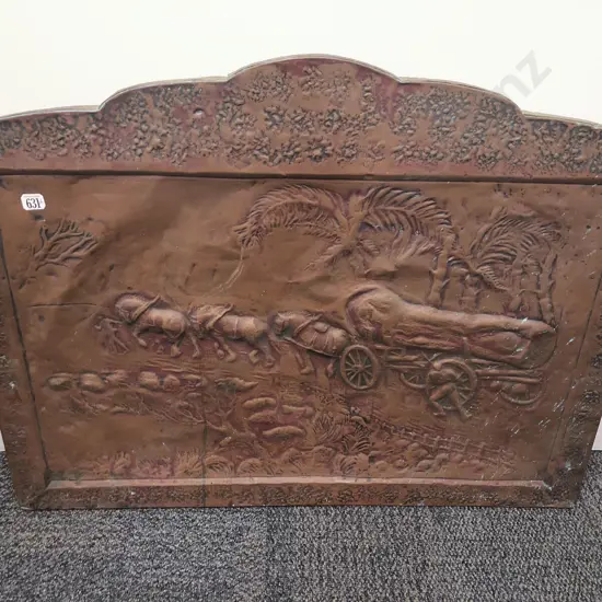 Copper Fire Screen Panel