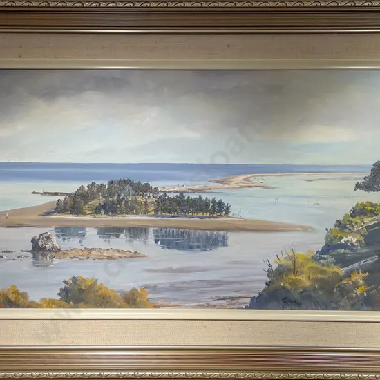 Ian A. Findlay - Harbour Entrance - Oil on Board