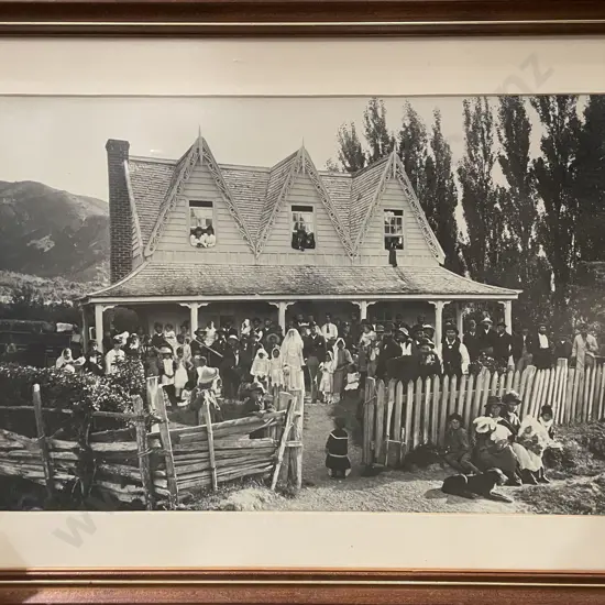 Black & White Photograph of Early N.Z.