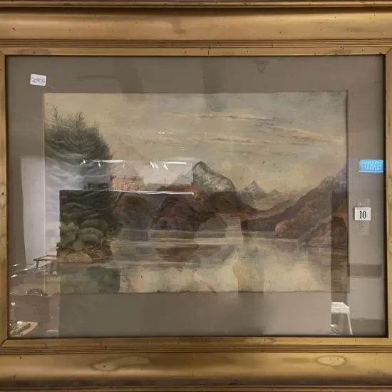 W. Smail - Lake Te Anau - W/C on Paper