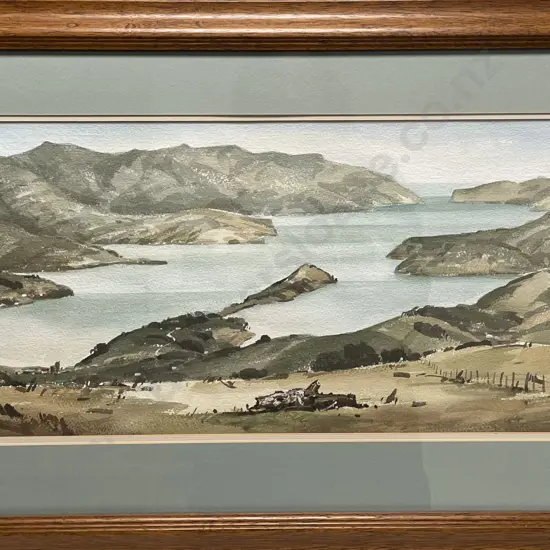 John Brasell - Akaroa - Watercolour