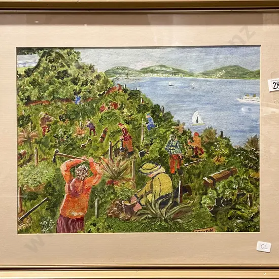 Joyce -  Somes Island - Oil