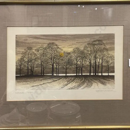 Kathleen Caddick - Lakeside - Etching