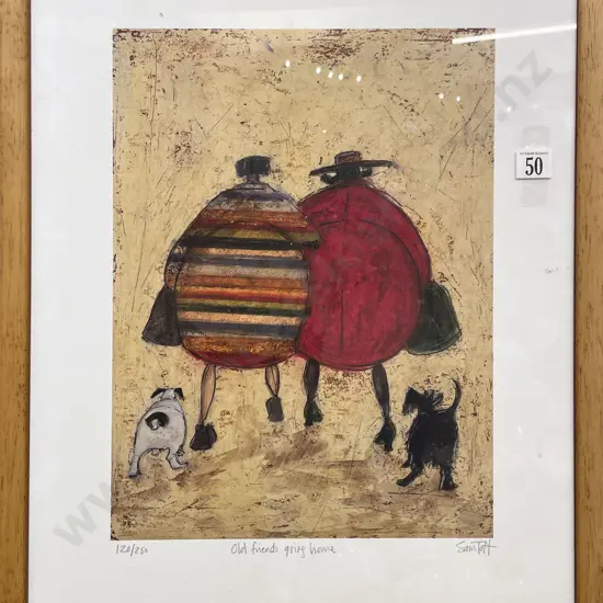 Sam Toft - Old Friends Going Home - Ltd ed 120/250