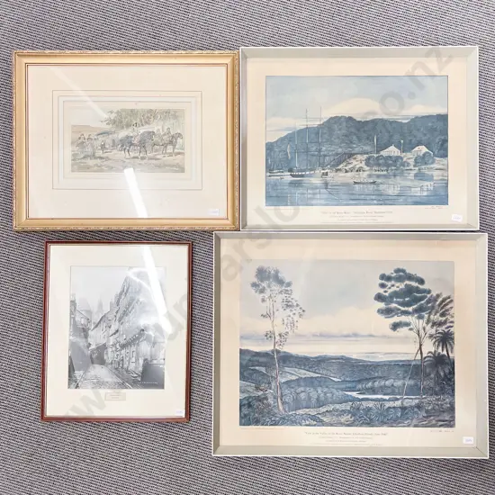 Four Assorted Framed Prints