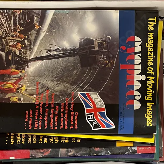 Reproduction NZ Advertising Poster on Board together with Box of Assorted Magazines