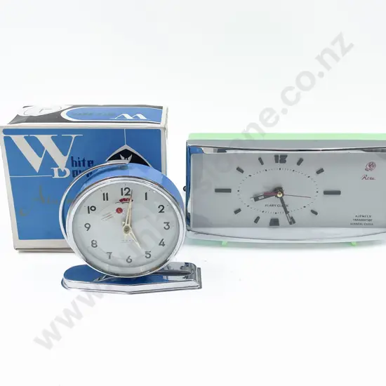 Two As New Retro Alarm Clocks