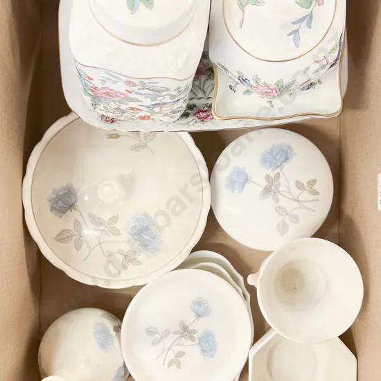 Small Quantity of Assorted China including Aynsley and Wedgwood