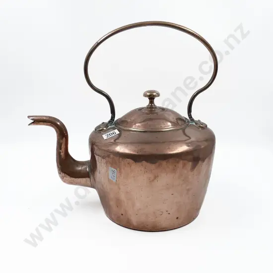 Large Vict. Copper Kettle