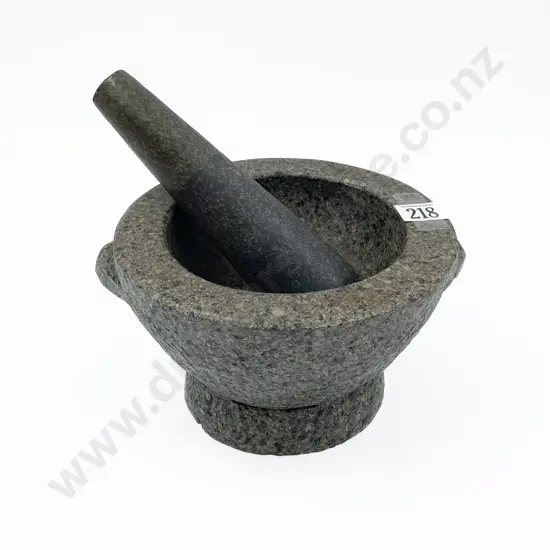 Stone Mortar and Pestle