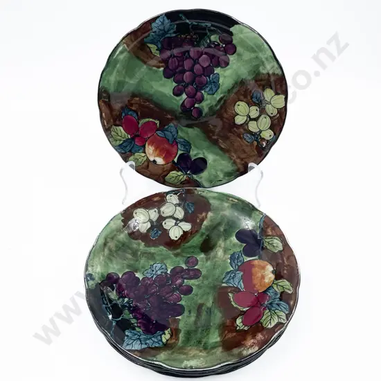 Hancock Abraham Titian Ware Four Plates