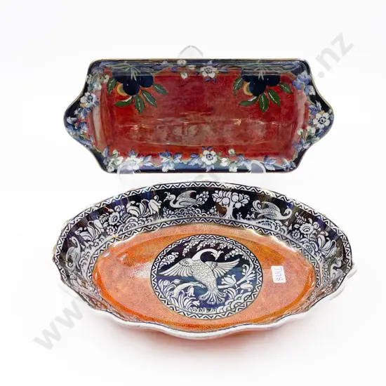 New Hall Lucien Boullemier Lustre Dish and Royal Winton Grimwades Dish