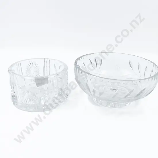 Heavy Waterford Crystal Bowl and other