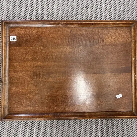 Edwardian Oak Tea Tray