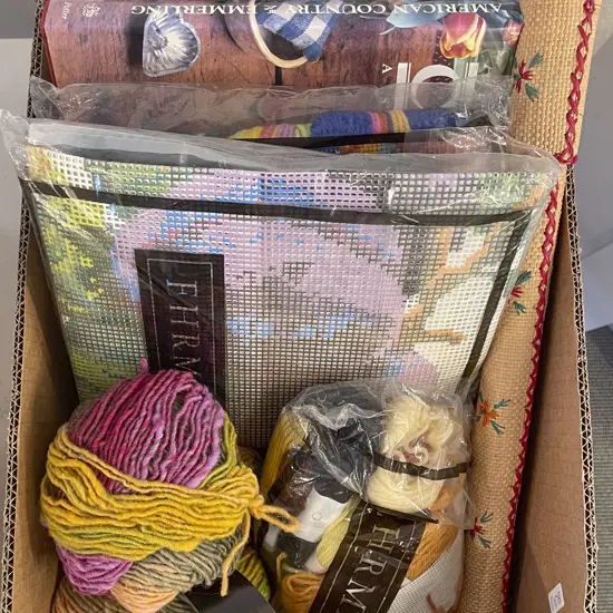 Two Tapestries Packs with Craft Books and Various