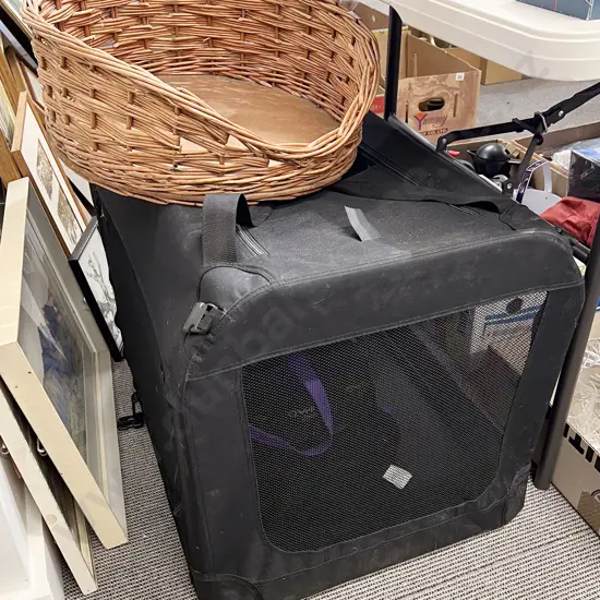 Pet Travel Cage and Basket etc