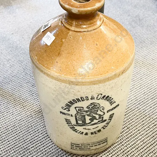 Vintage Australia and New Zealand Stoneware Bottle
