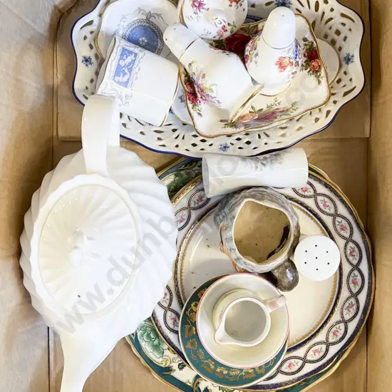 Quantity of Assorted Fancy China including RD Teapot