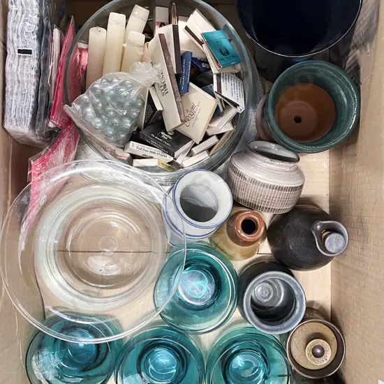 Quantity of Assorted Glass Ware and Pottery etc
