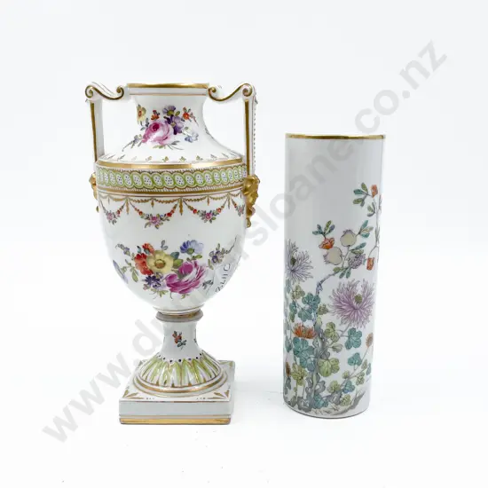 Dresden Vase together with Other Vase