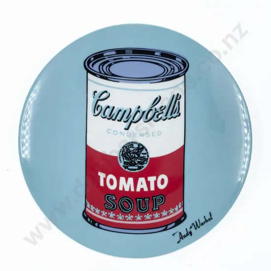 Rosenthal Andy Warhol Campbell Soup Decorated Plate