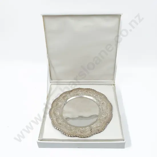 Arabian Silver Dish in Presentation Box