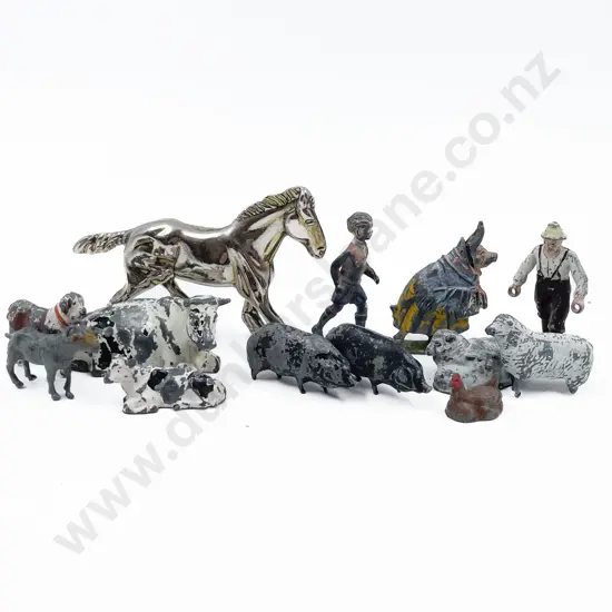 Quantity of Assorted Vintage Lead Animals and Figures etc