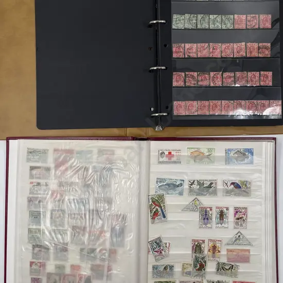 Stamp Binder and Album Containing African States and Nations 1880 - 1960