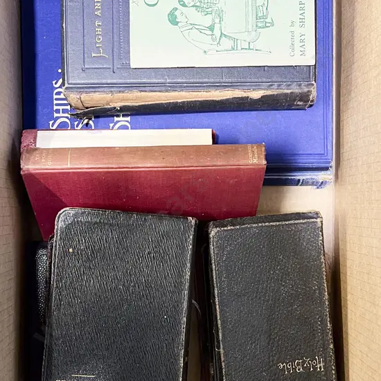 Quantity of Assorted Vintage Books and Bibles etc