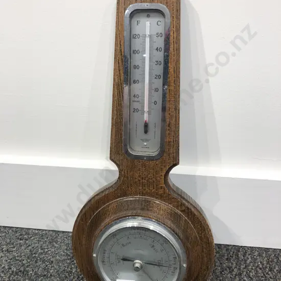 Oak Cased Barometer