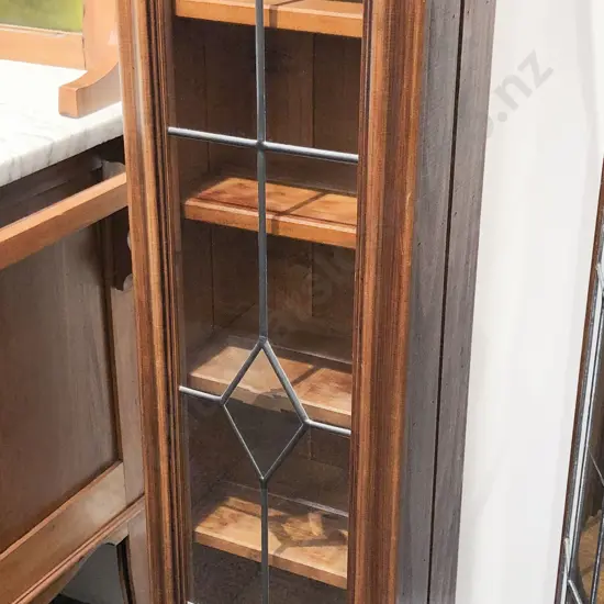 Slender Glazed Door Cabinet