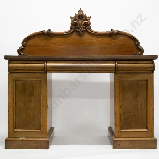 Victorian Mahogany Pedestal Sideboard