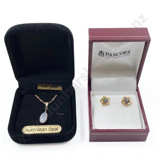9ct Australian Opal Pendant