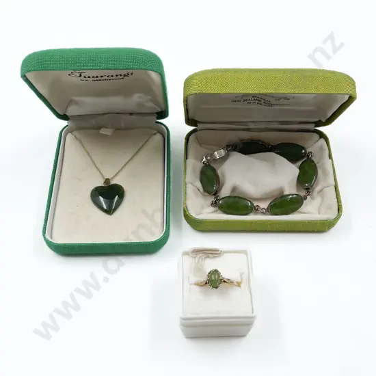 S/S and Greenstone Panel Bracelet