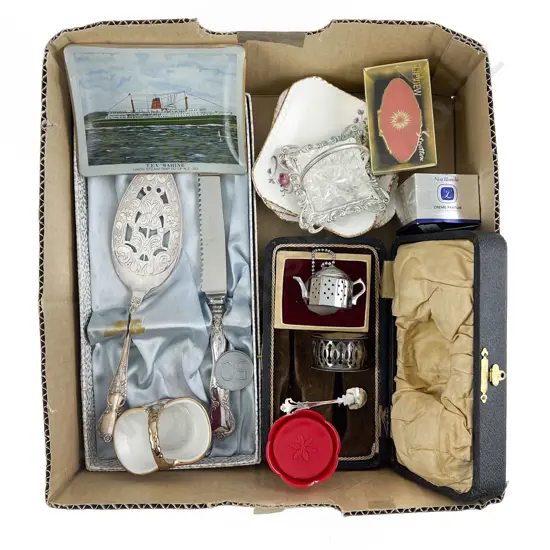 Collection Dishes and Silver Plate