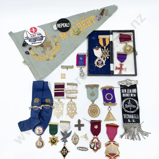 Selection Various Masonic Lodge Medals