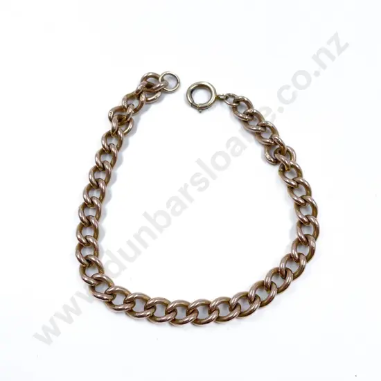 9ct Solid Curb Link Bracelet