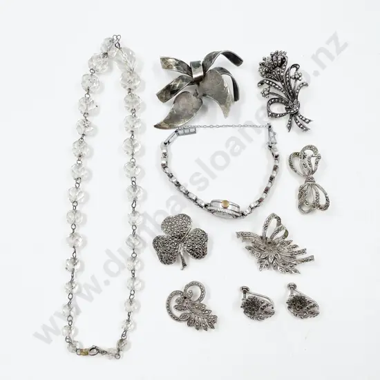 Vintage Marcasite Ladies Wrist Watch