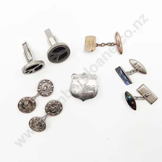 Three Pair Cuff-Links