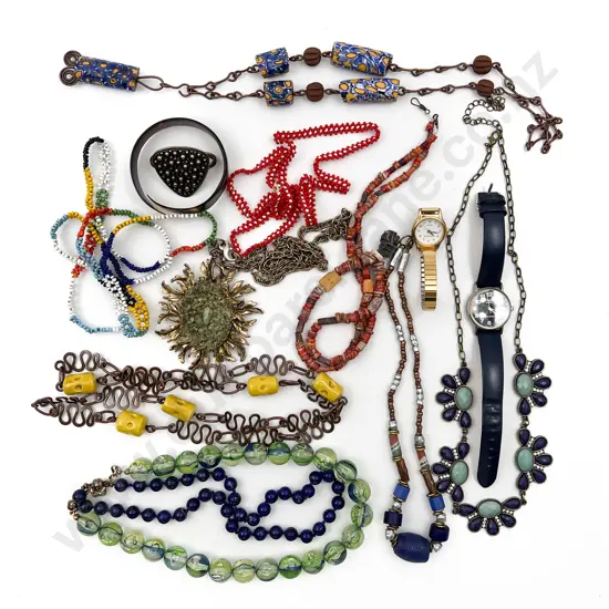 Ten Various Costume Bead Necklaces