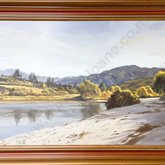 Ian Findlay - Tidal Inlet Takaka - Oil on Board