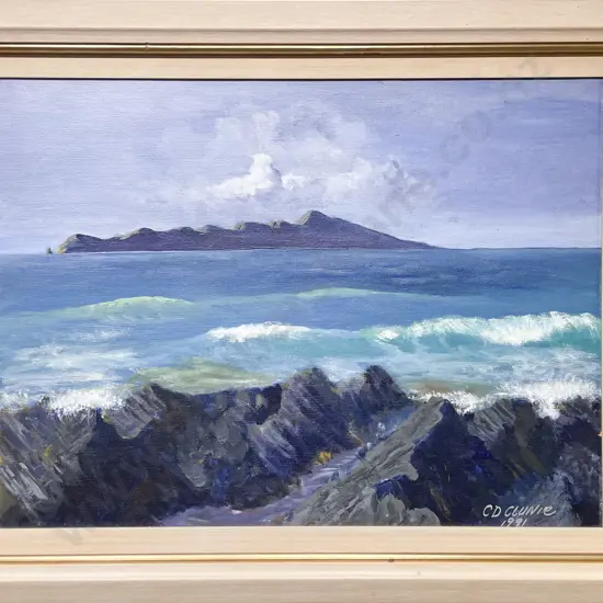C D Clunie - Kapiti - Acrylic on Board