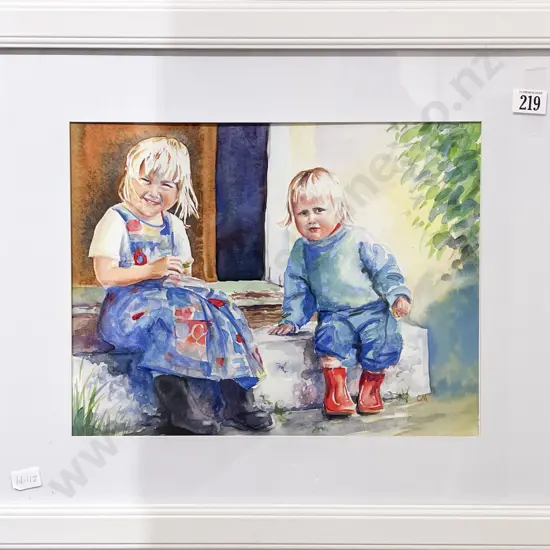 Cynthia McCaughan - The Pet Lizard - Watercolour