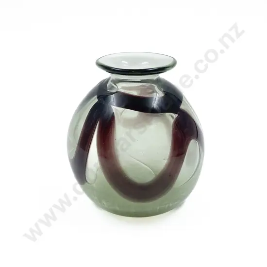Attrib Tony Kuepfer Glass Vase