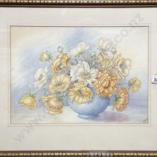 Unknown Artist -Still Life - Mixed Media