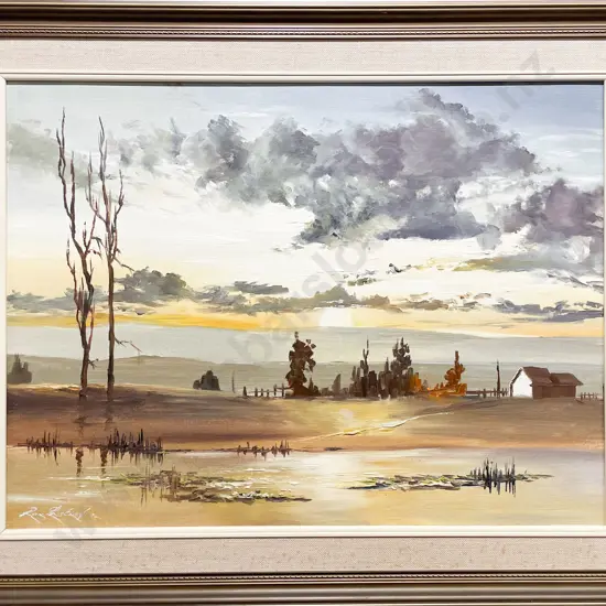Ron Prestney - Evening - Oil on Board