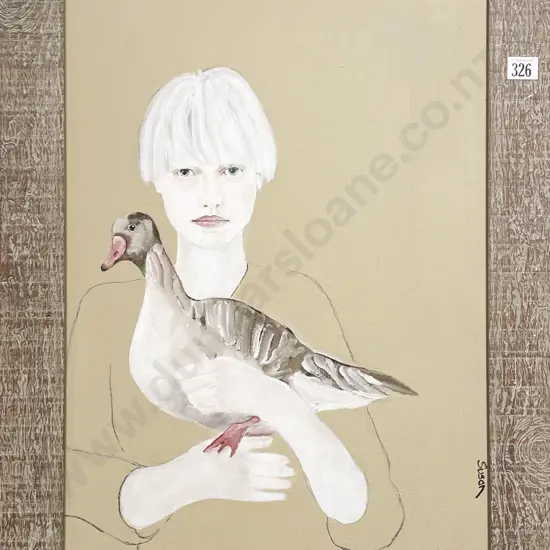 Susan Adams - Scandanavian Pink Footed Goose- Acrylic on Board