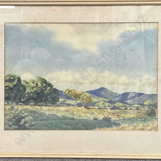 A S Paterson - Landscape - Watercolour
