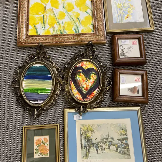 Small Box Assorted Framed Works